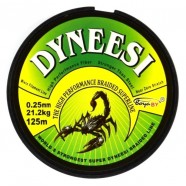 Плетений шнур для риболовлі, BoyaBy Dyneesi, 125м, перетин 0,25мм